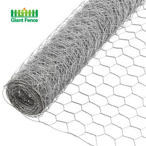 Hot Dipped Galvanized 50m Steel and Iron Poultry Chicken Wire Mesh Waterproof Hexagonal Wire Netting for Farm Fence Gate Use