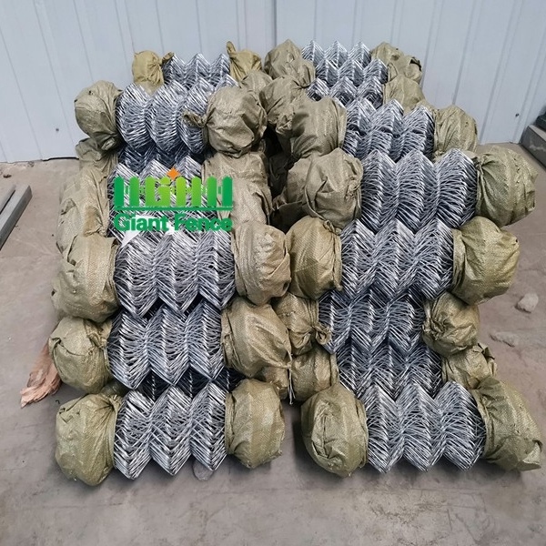 Manufacturer Best Price Hot Dip Galvanized Zinc Coated Diamond Chain Link Wire Mesh Chain Link Fence