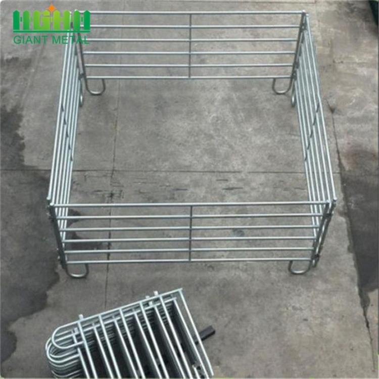 Customized Easily Assembled Metal Galvanized Rolled Cattle Goat Fence