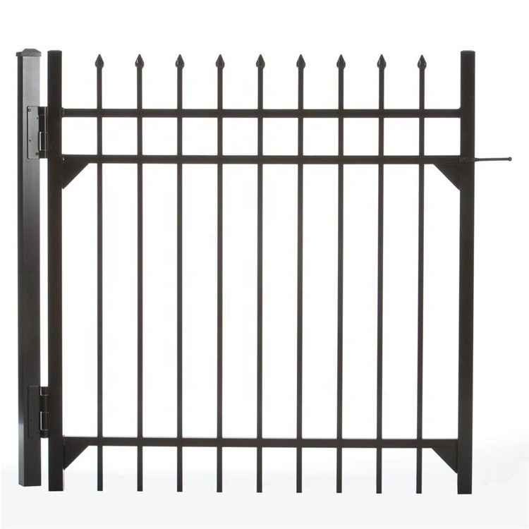 Hot sales house gates design garden gates steel iron fence gate