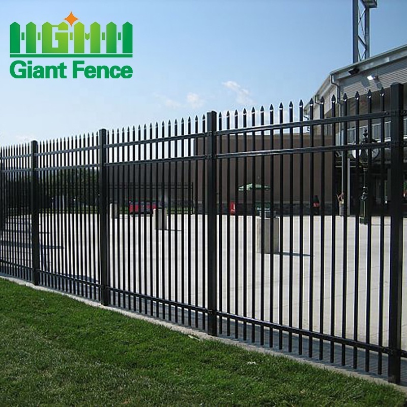 High Used 6x8 Wrought Iron Fence PVC-Coated Steel Aluminum PVC Plastic Hot-Galvanized Outdoor Home Pool Villa Decorations