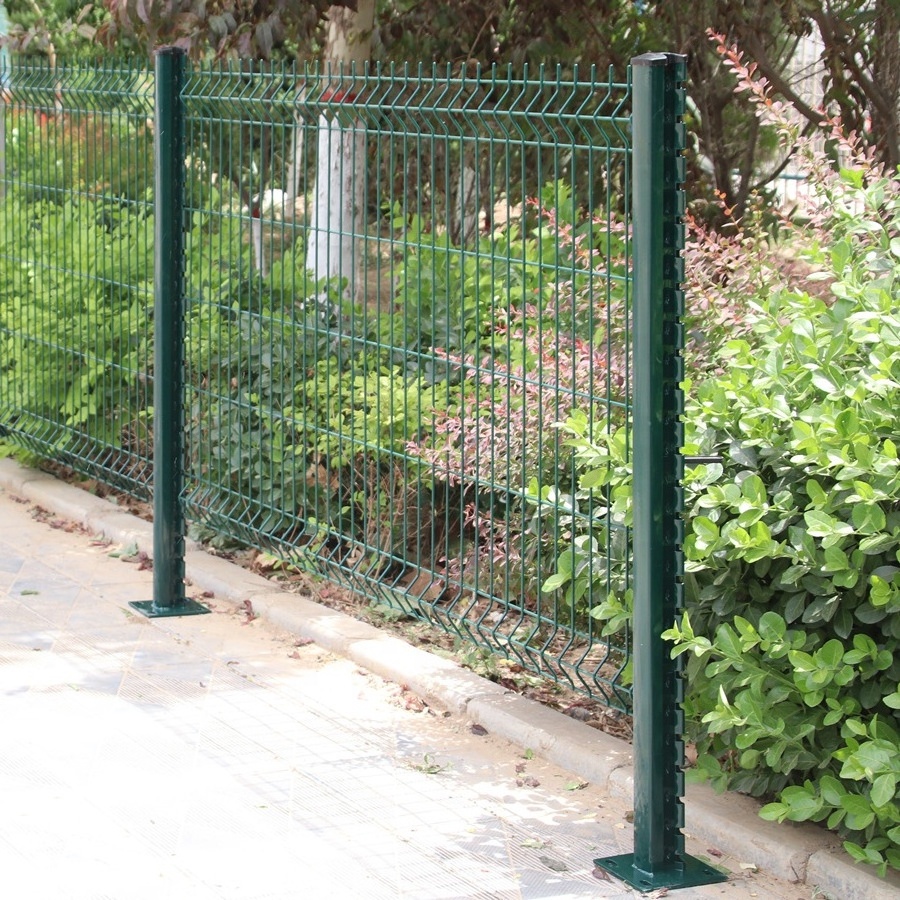 Philippines Cheap Small Garden Fence Galvanized Steel Wire Panels Grill Design 3D Fencing