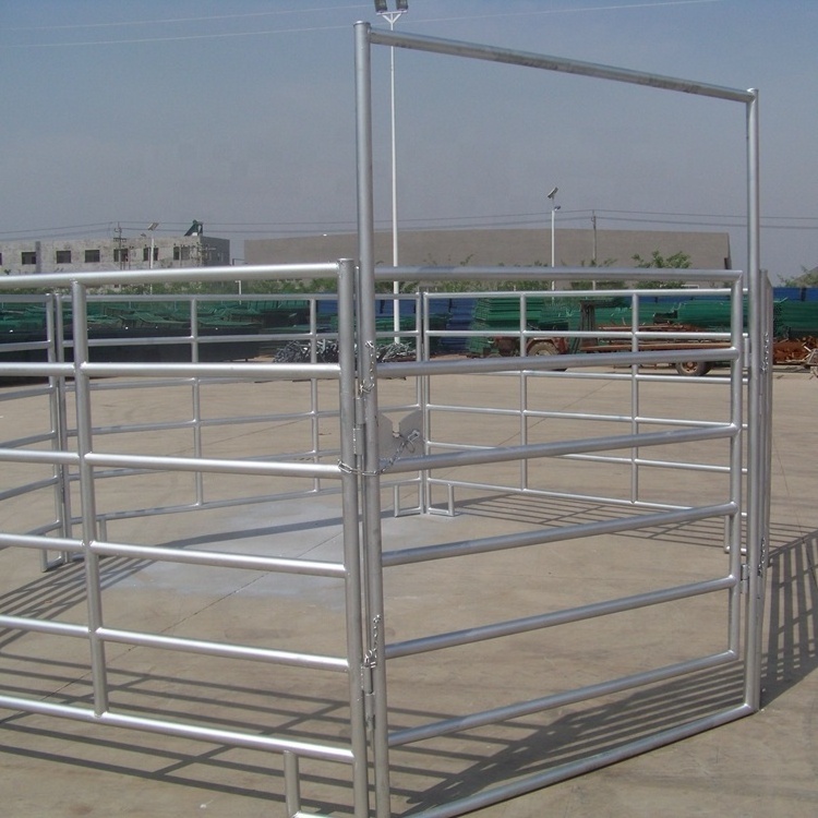 Wholesale 1.6M Galvanized Cattle Panels Welded PVC Livestock Horse Sheep Fence for Farm 3D Model Security Usage