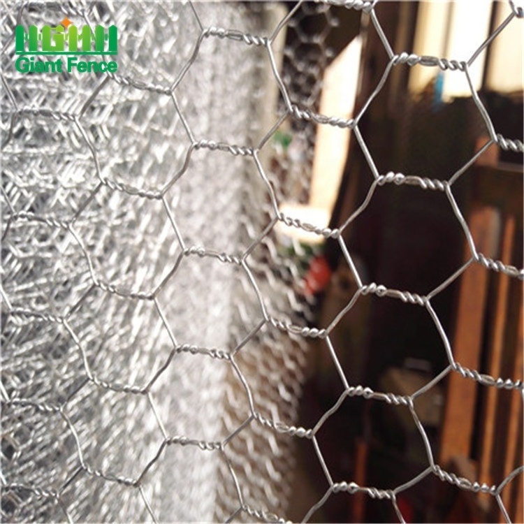 Hot Dipped Galvanized 50m Steel and Iron Poultry Chicken Wire Mesh Waterproof Hexagonal Wire Netting for Farm Fence Gate Use