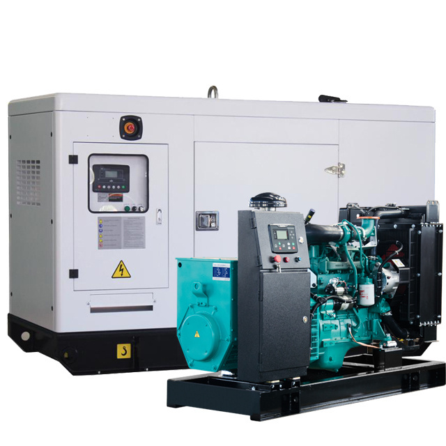 With Cummins engine 4BT3.9-G1 silent soundproof diesel generators price 30kw 40kva