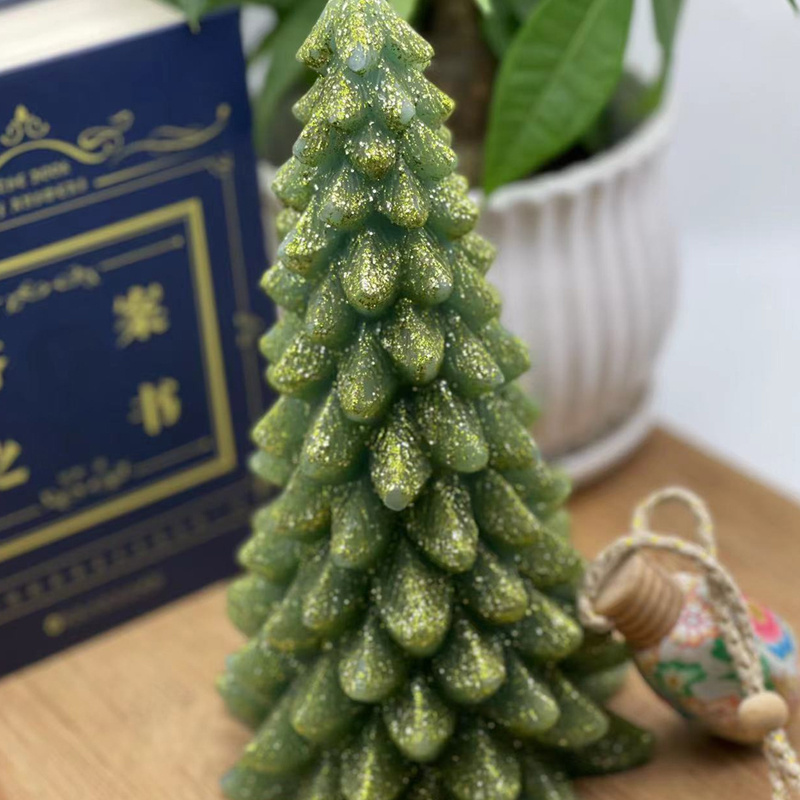 Scented Candles for Home Decor Christmas Tree Shaped Candles Gifts for Women Christmas Candles