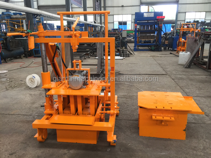 QMR2-45 s2024 6 inch automatic concrete hollow solid sand hydraulic block making machine maker manual in mozambique