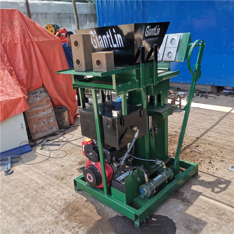 GL2-25 eco brick making machine mexico for interlock brick