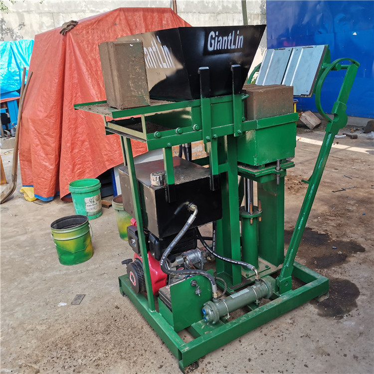 GL2-25 eco brick making machine mexico for interlock brick