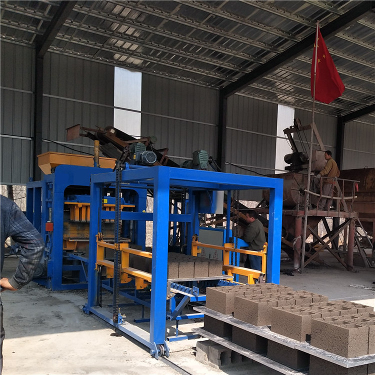 QT5-15 Automatic Concrete Block Machine Hollow Block Making  machine for u-shape