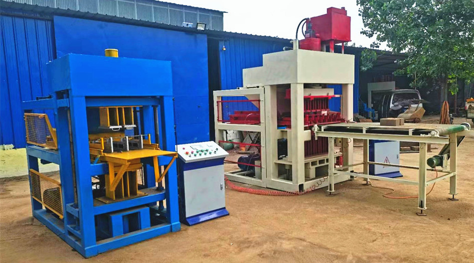 SYN2-5 manual cement concrete interlocking block making machines non interlocking mud block manual press eco block machine