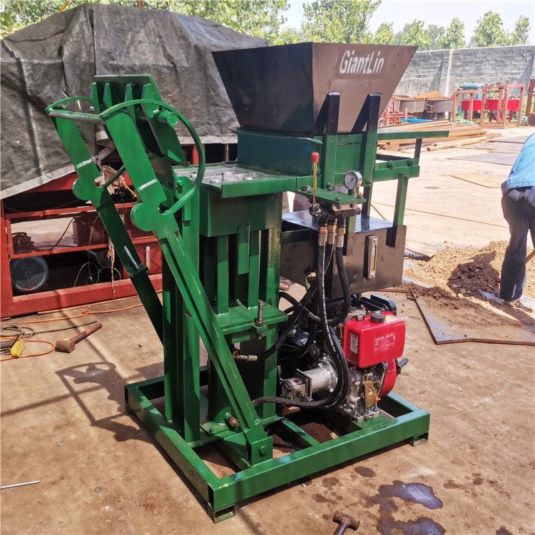 GL2-25 eco brick making machine mexico for interlock brick