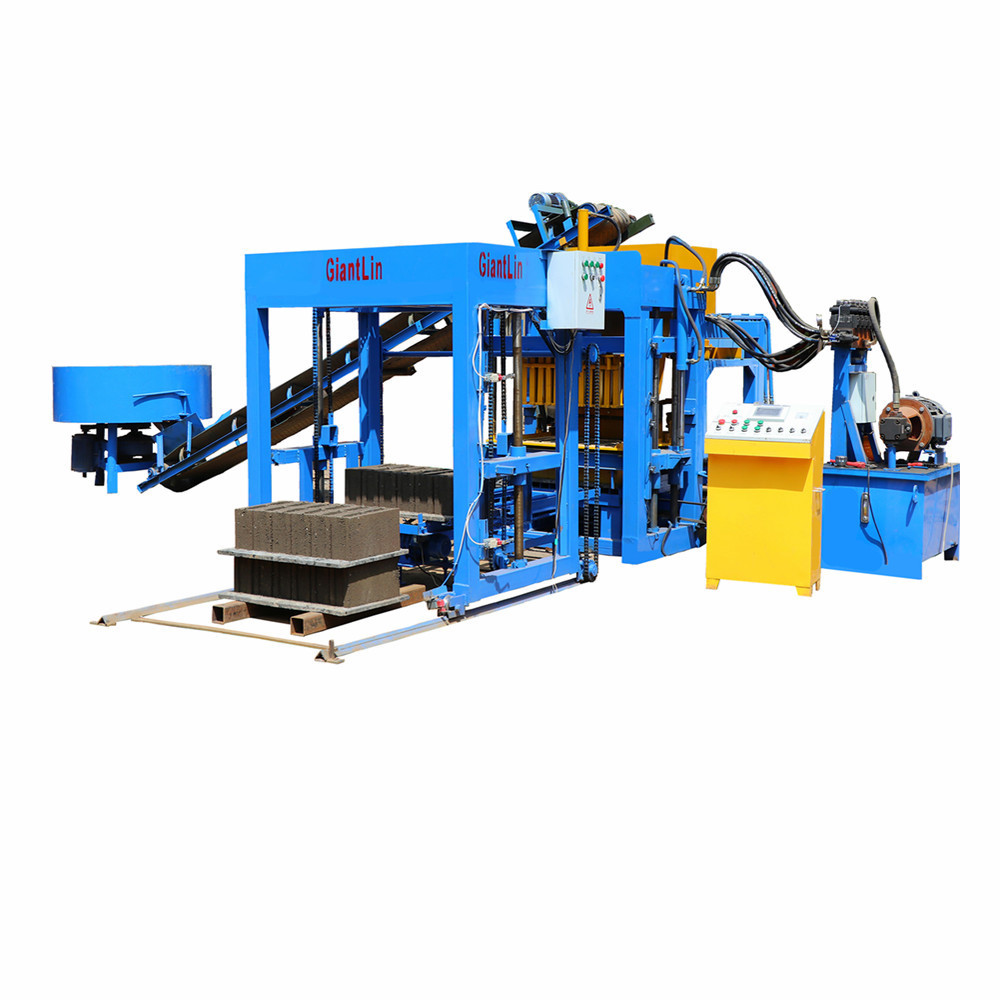 QT4-20 Automatic Concrete Block Machine Hollow Block Making  machine for u-shape