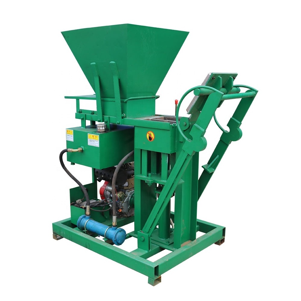 GL2-25  sri lanka small automatic clay mud interlocking brick making machine manual handmade for africa