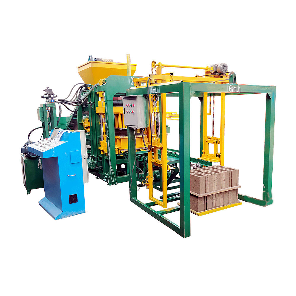 Automatic maxi brick machine with hydraulic , QT4-18 cement block making machine price in Ghana