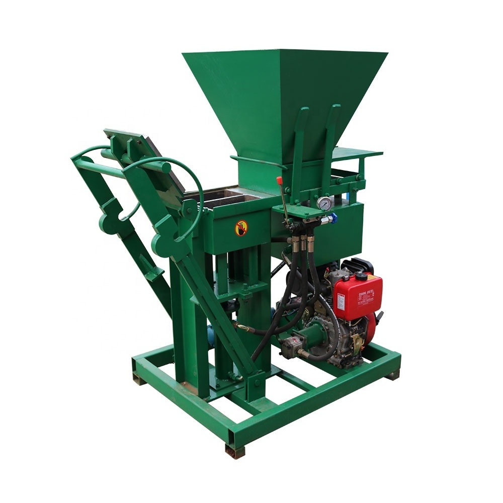 GL2-25 eco brick making machine mexico for interlock brick