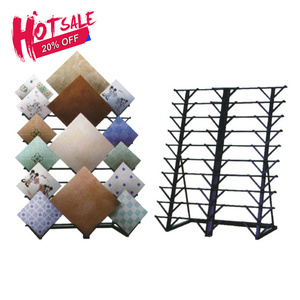 Metal Floor Ceramic Shelf For Tile Display Stand Rack