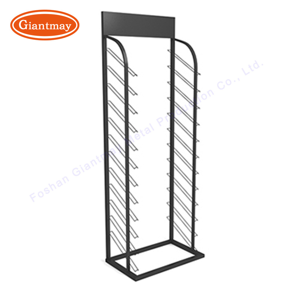 12 Layer Metal Ceramic Sample Showroom Floor Stand Shelf Stone Wooden Boards Panel Tile Display Rack