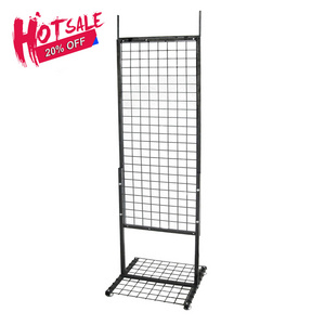 Stable Popular Double-side Baseball Glove wire mesh Stand Sock Display Grid Shelf