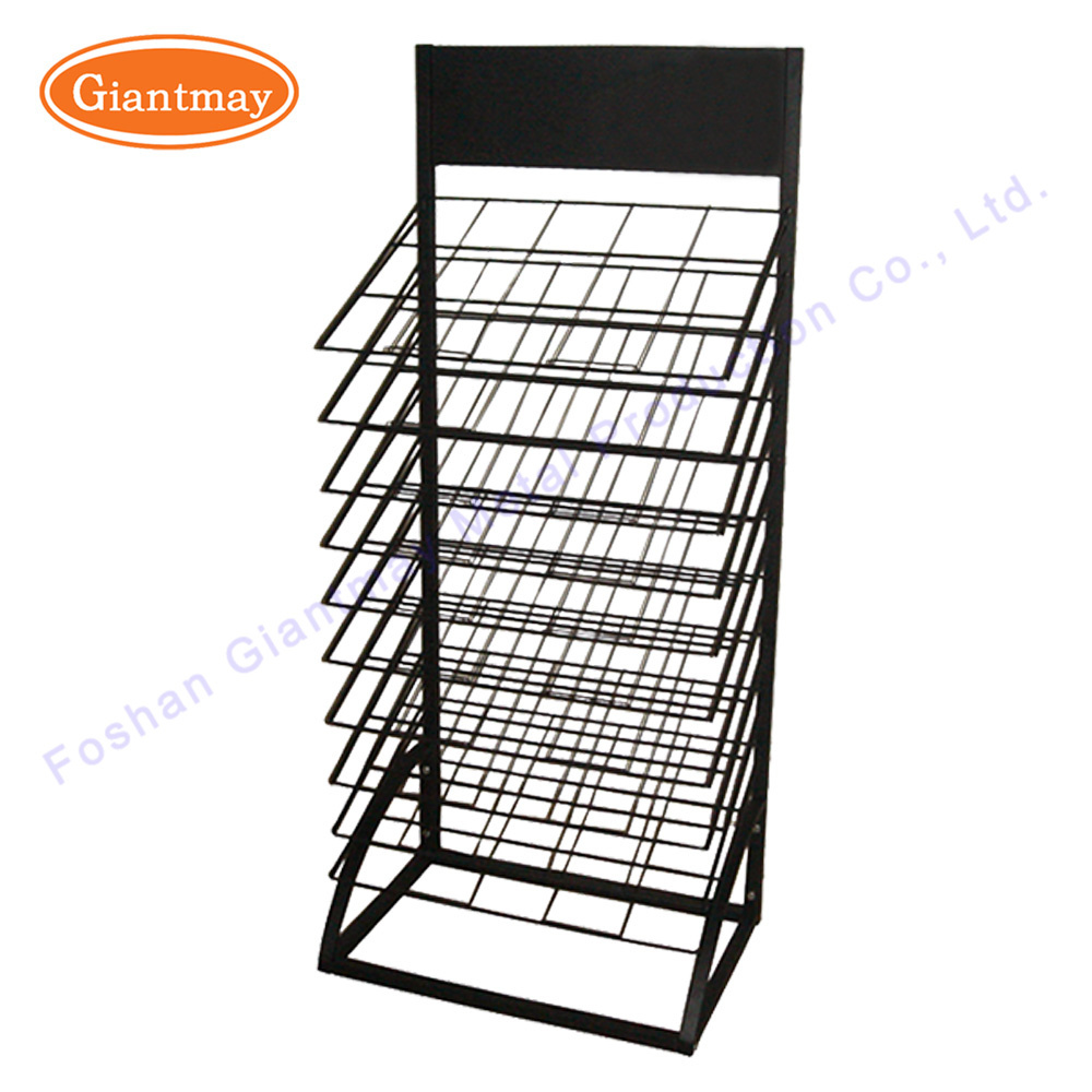 supermarket floor standing hanging rug rack sample for sale