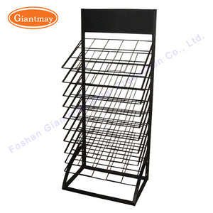 supermarket floor standing hanging rug rack sample for sale