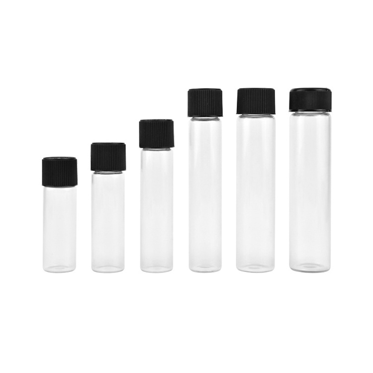 90mm 120mm 116mm 125mm  Transparent Straight Side Test Tube Flat Bottom /Round Bottom Glass Tube  With Cork