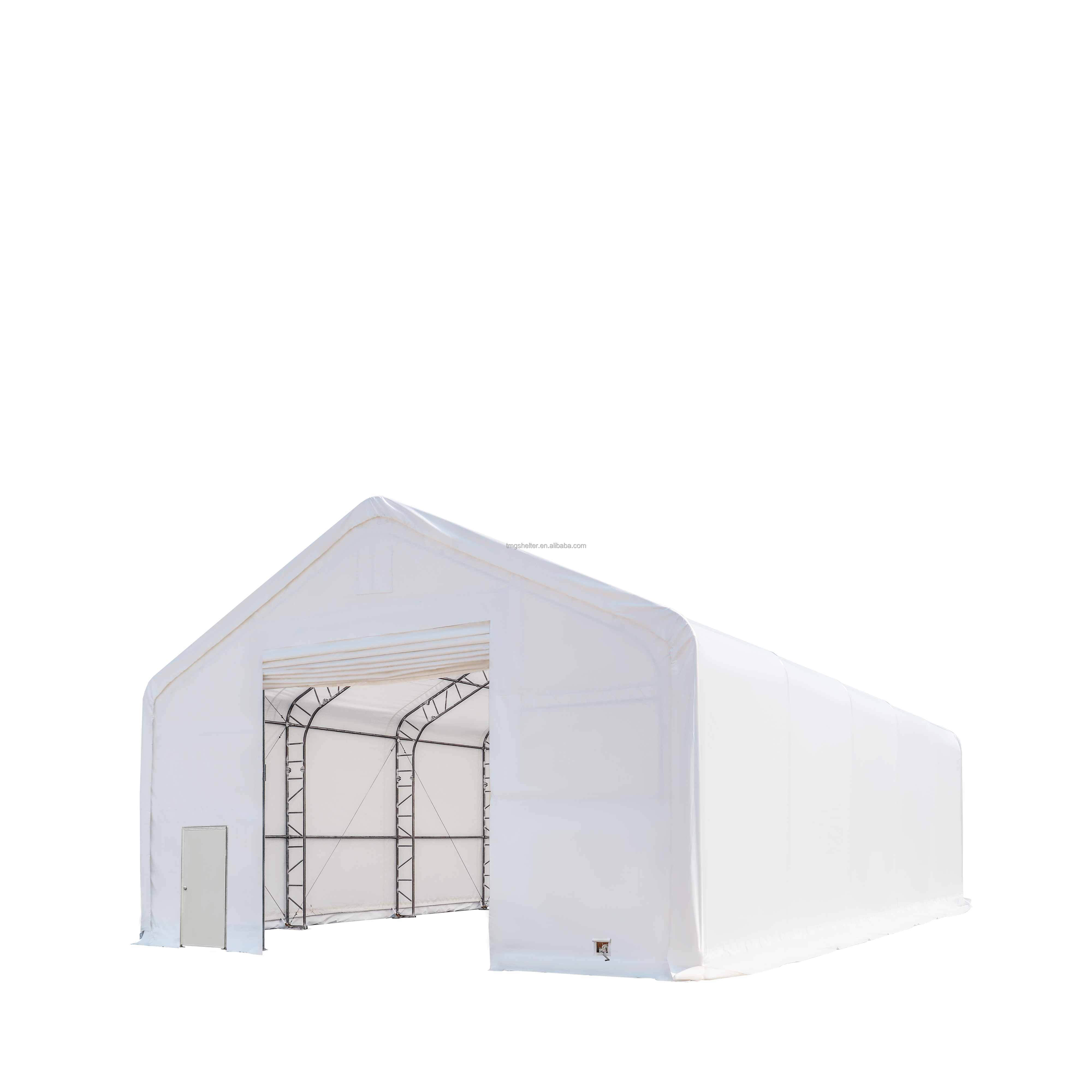 Dual Truss Storage Shelter 30' x 40' Pro with Heavy Duty PE PVC Cover