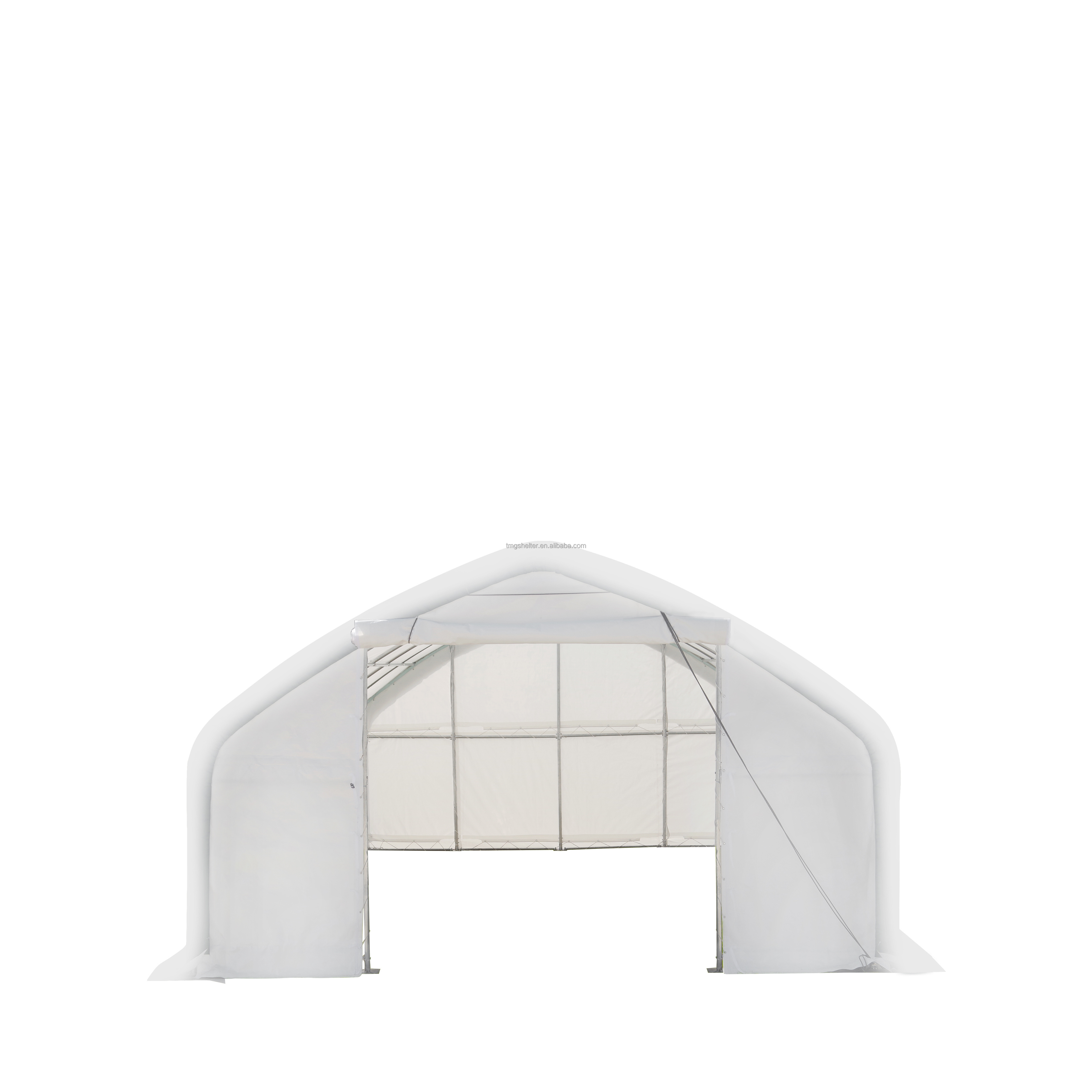 Heavy-Duty PVC Carport Tent Galvanized Steel and Wood Frame for Car and Warehouse Storage Shelter Garages Canopies