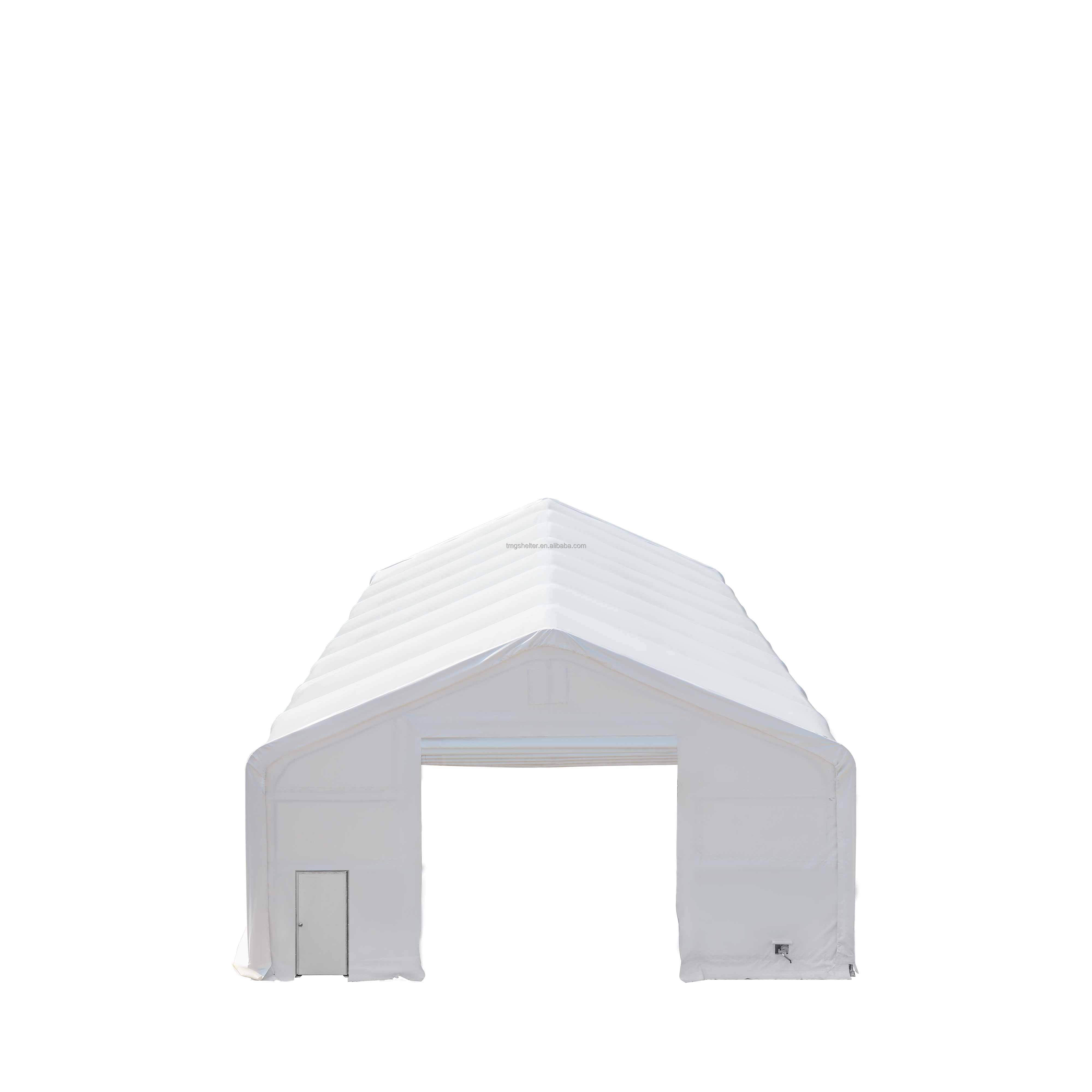 Dual Truss Storage Shelter 30' x 40' Pro with Heavy Duty PE PVC Cover