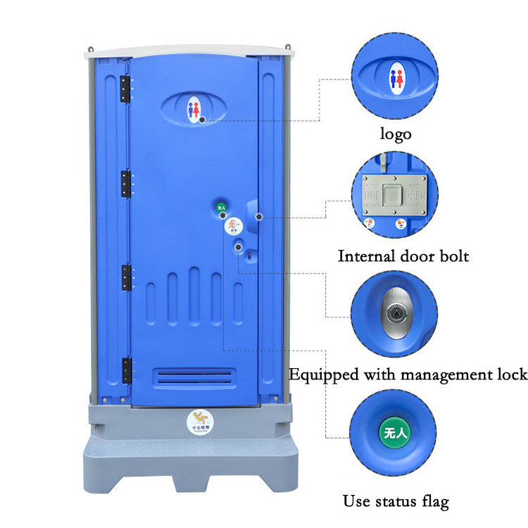 Giantsmade Ready To Use Prefab House Chemical Toilet Outdoor Mobile Plastic Portable Toilets And Showers For Camping