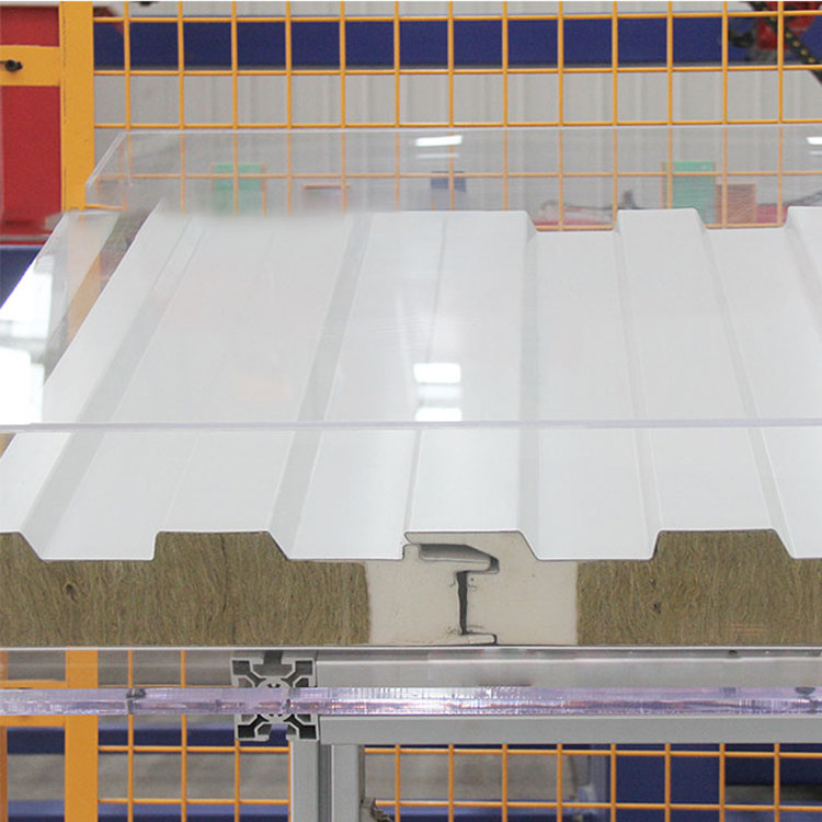 GiantsMade Rock Wool Sandwich Panel Pu Filled Two Sides Rock Wool Sandwich Panel Sandwich Panel