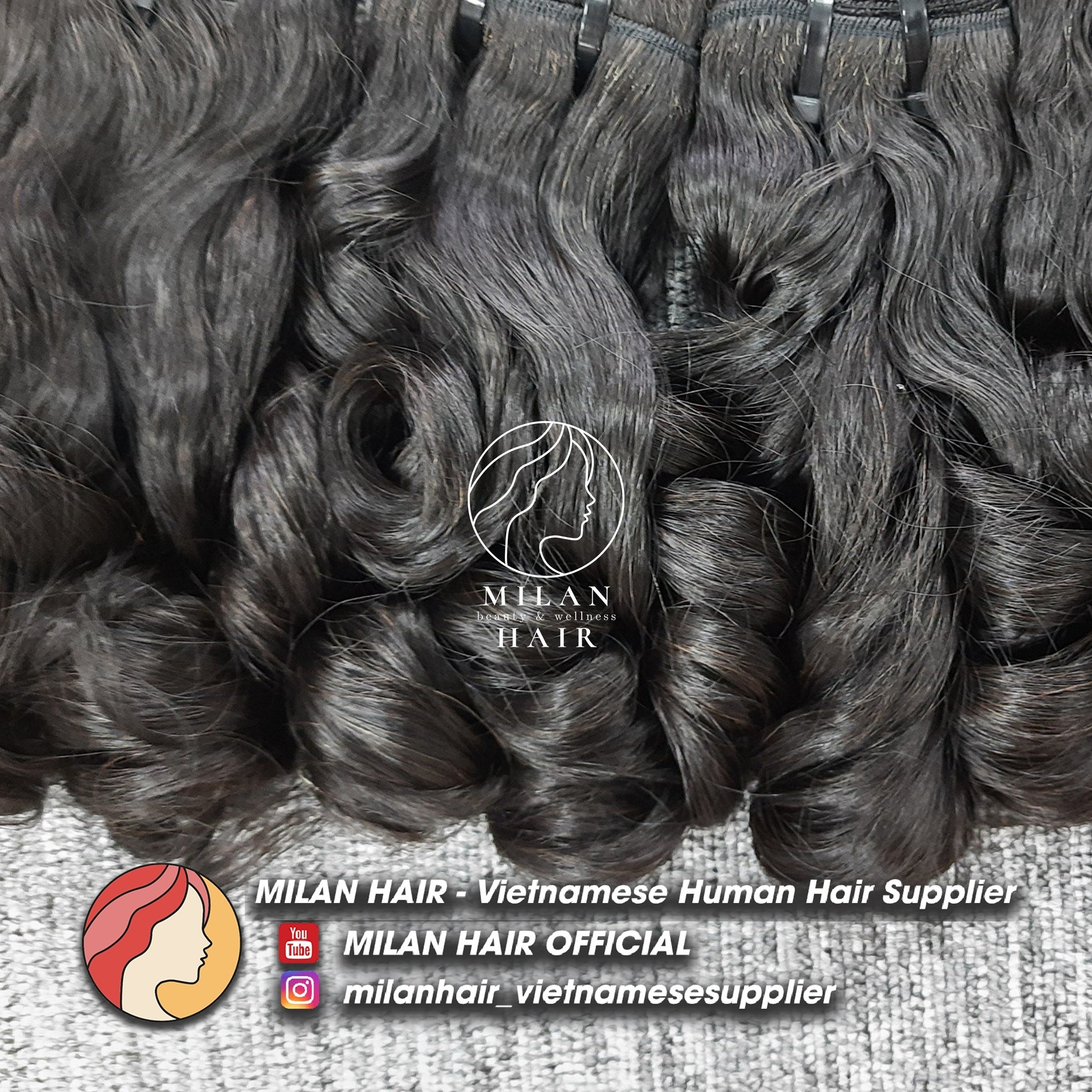 Magic bouncy human hair 100% cuticle aligned  wholesale curly hair extension price do dropshipping from vietnamese manufacture