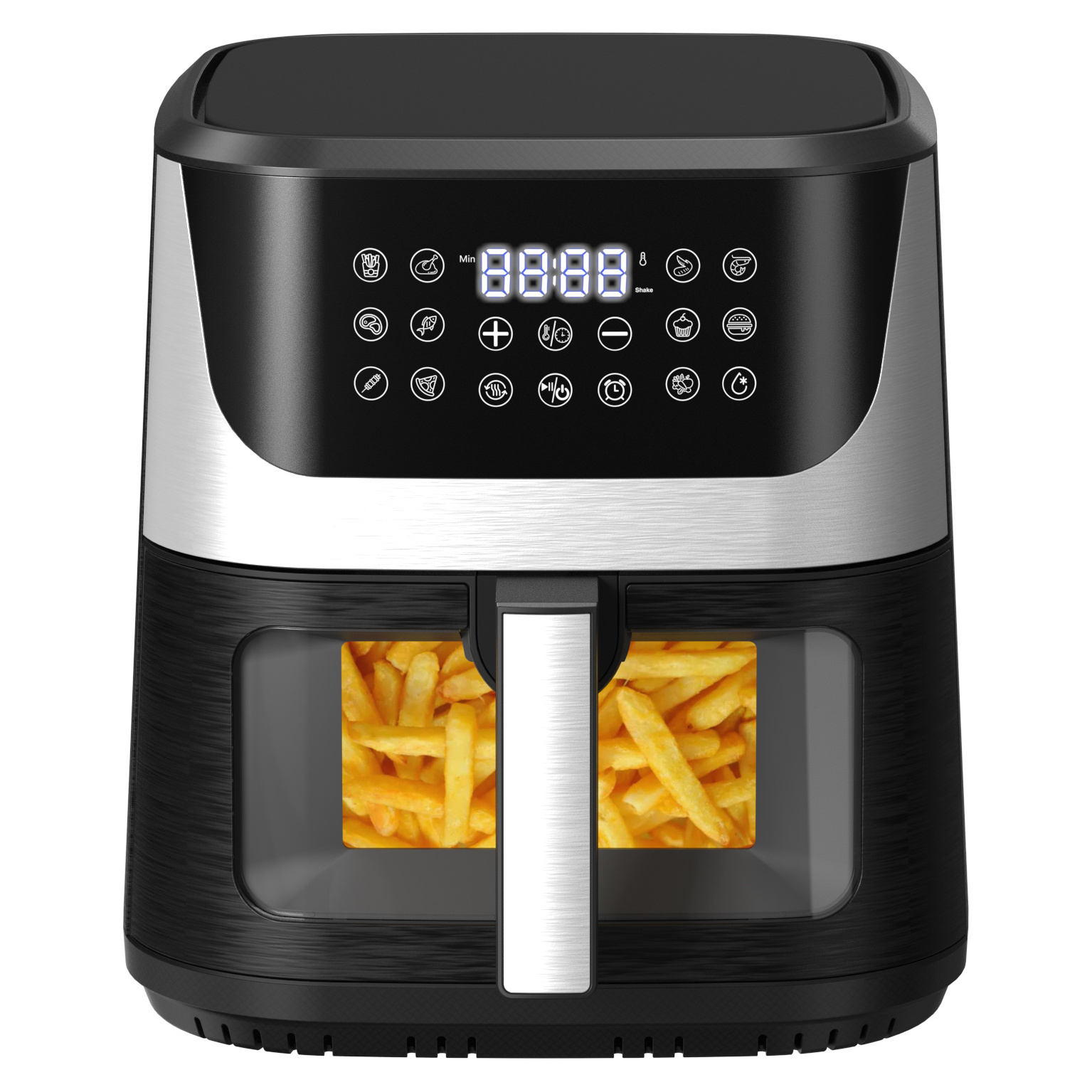 New arrival large capacity 10l airfryer cooker rapid air technology smart digital control air fryer machine