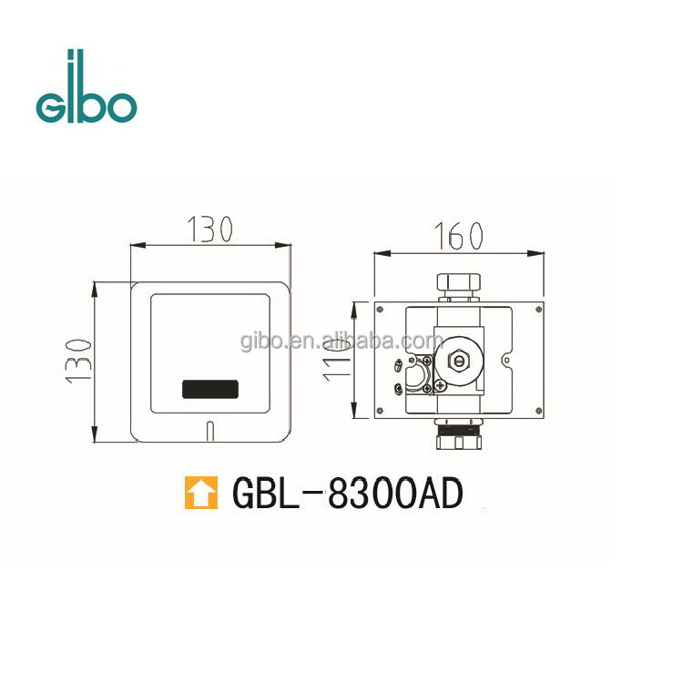 Hygienic Water-Saving Electronic Flusher Sensor Toilet Automatic Inductive FLush Valve