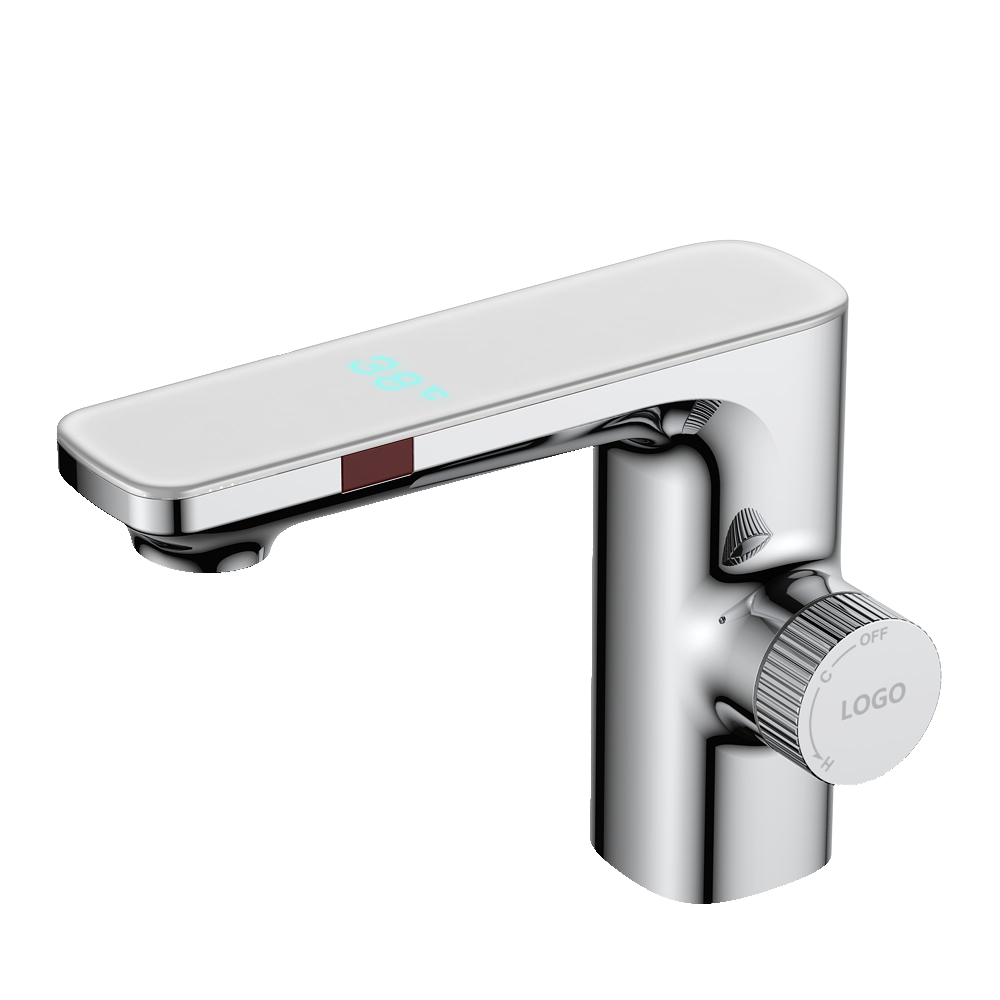 Gibo smart led touch mixer faucet infrared induction sensor sink faucet, taps and faucets