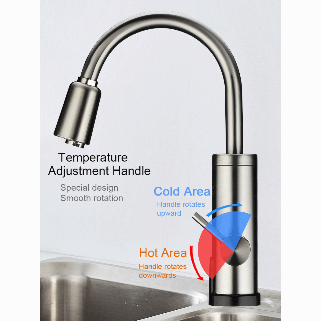 Automatic mixer taps instant Kitchen  heating faucet Touch Sensor tap Hot and cold Sink Electric water heaters faucet