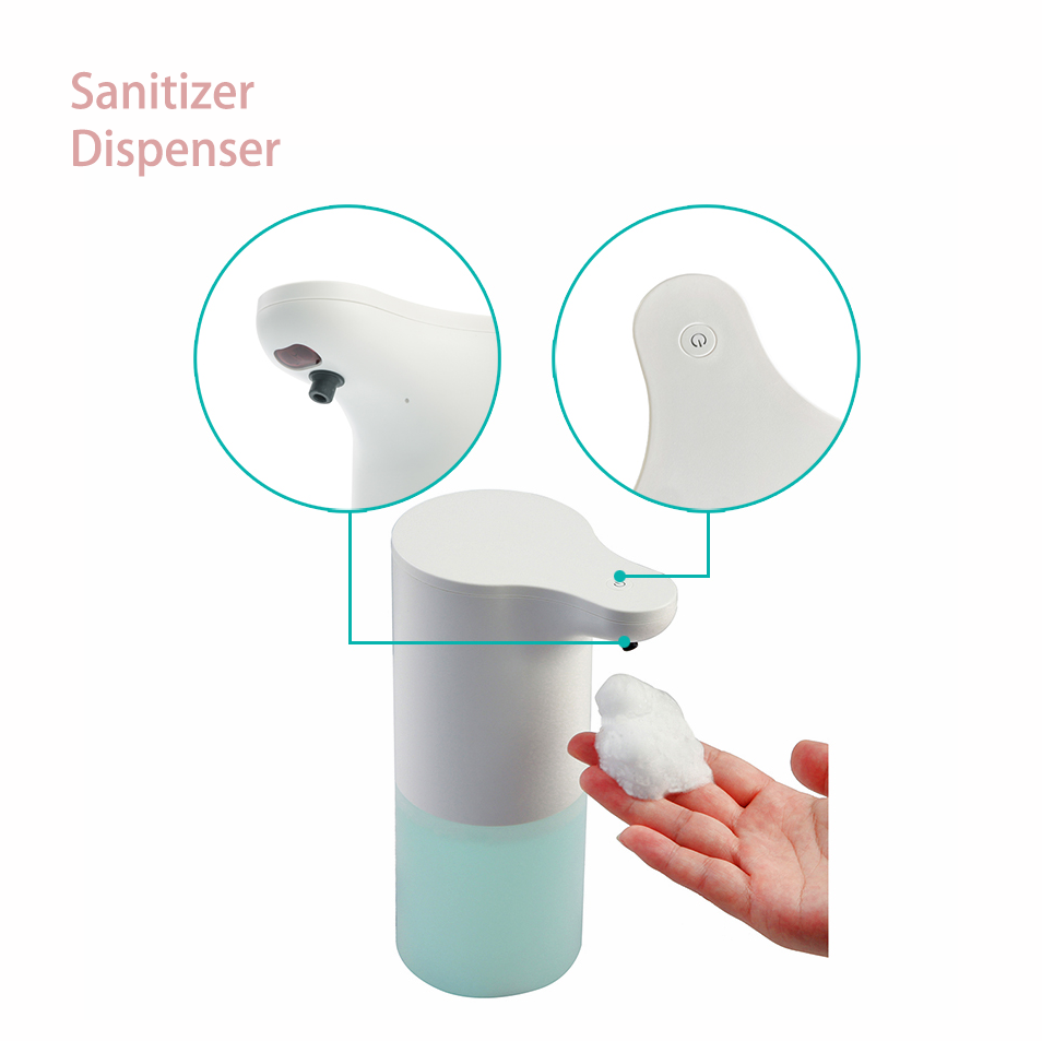 ROHS OEM Customizable liquid Foaming Spray alcohol  Soap touchless sensor Automatic hand Sanitizer Dispenser