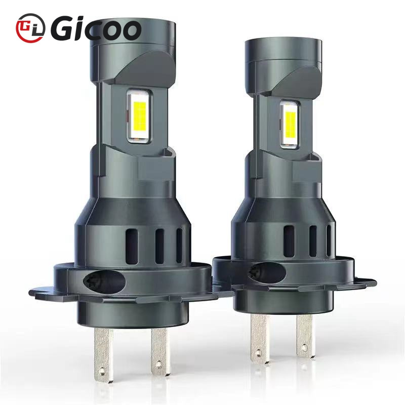 GICOO Z2 FANLESS LED HEADLIGHT CSP chips 6000lm high power led light h7 h11 h4  9005 9006