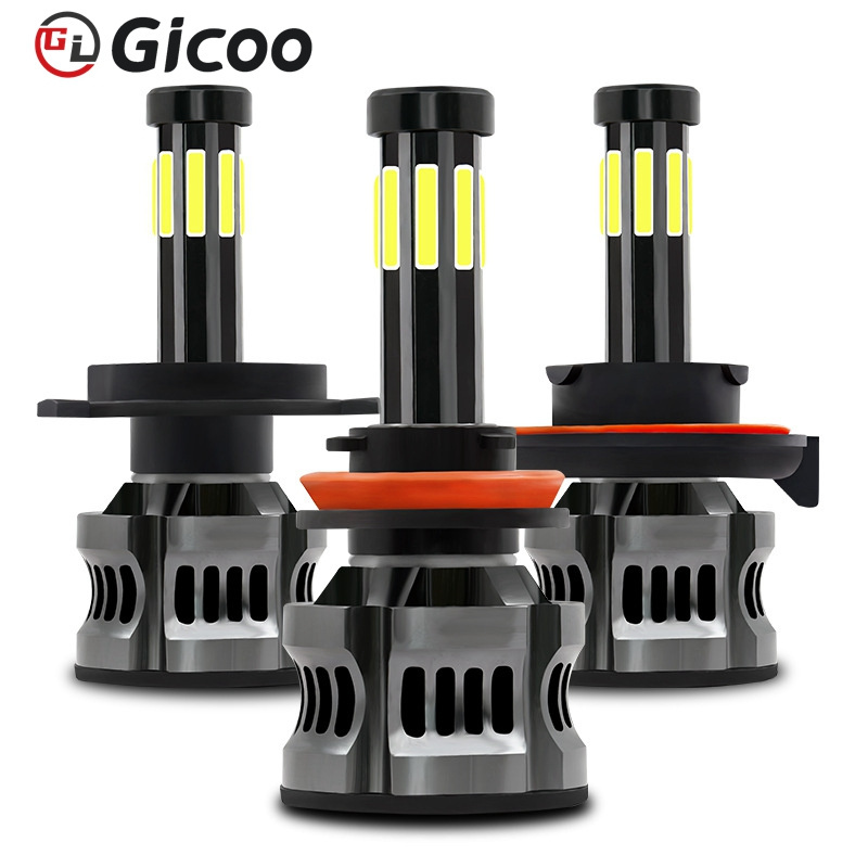 360 8 sides Car Led Headlight 12V H7 H11 H1 H3 H4 9005 H13 9004 9007 24V 10000lm Headlight Bulb Car Accessories With Canbus