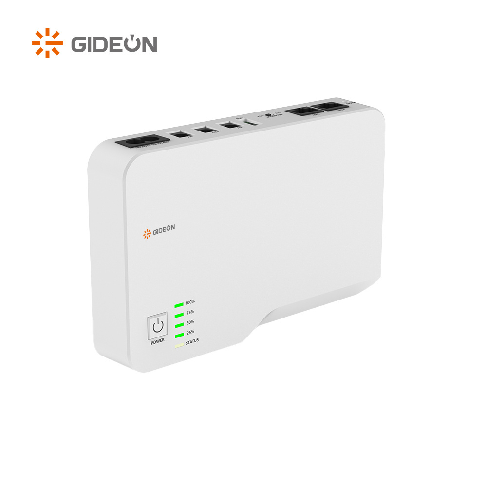 5V 9V 12V POE 15V 24V Smart Mini DC UPS 10400mah WIFI Router And Modem DC UPS for Networking