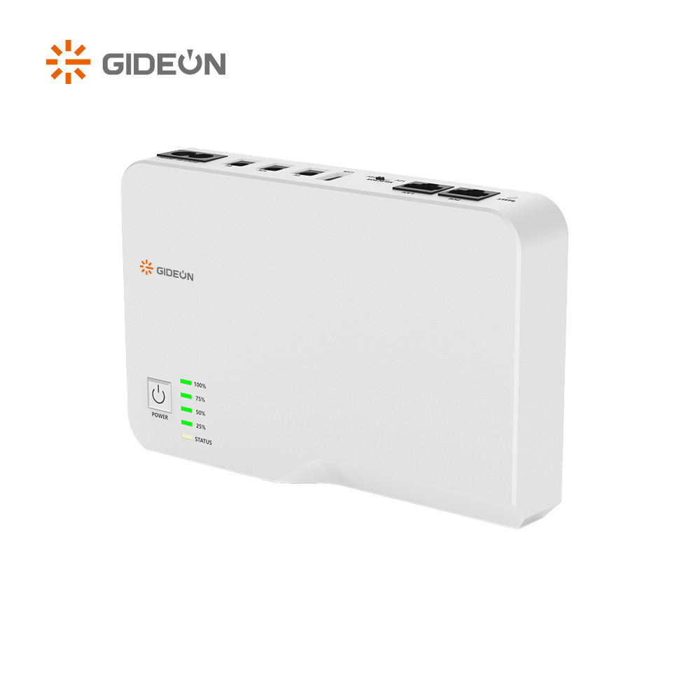 5V 9V 12V POE 15V 24V Smart Mini DC UPS 10400mah WIFI Router And Modem DC UPS for Networking