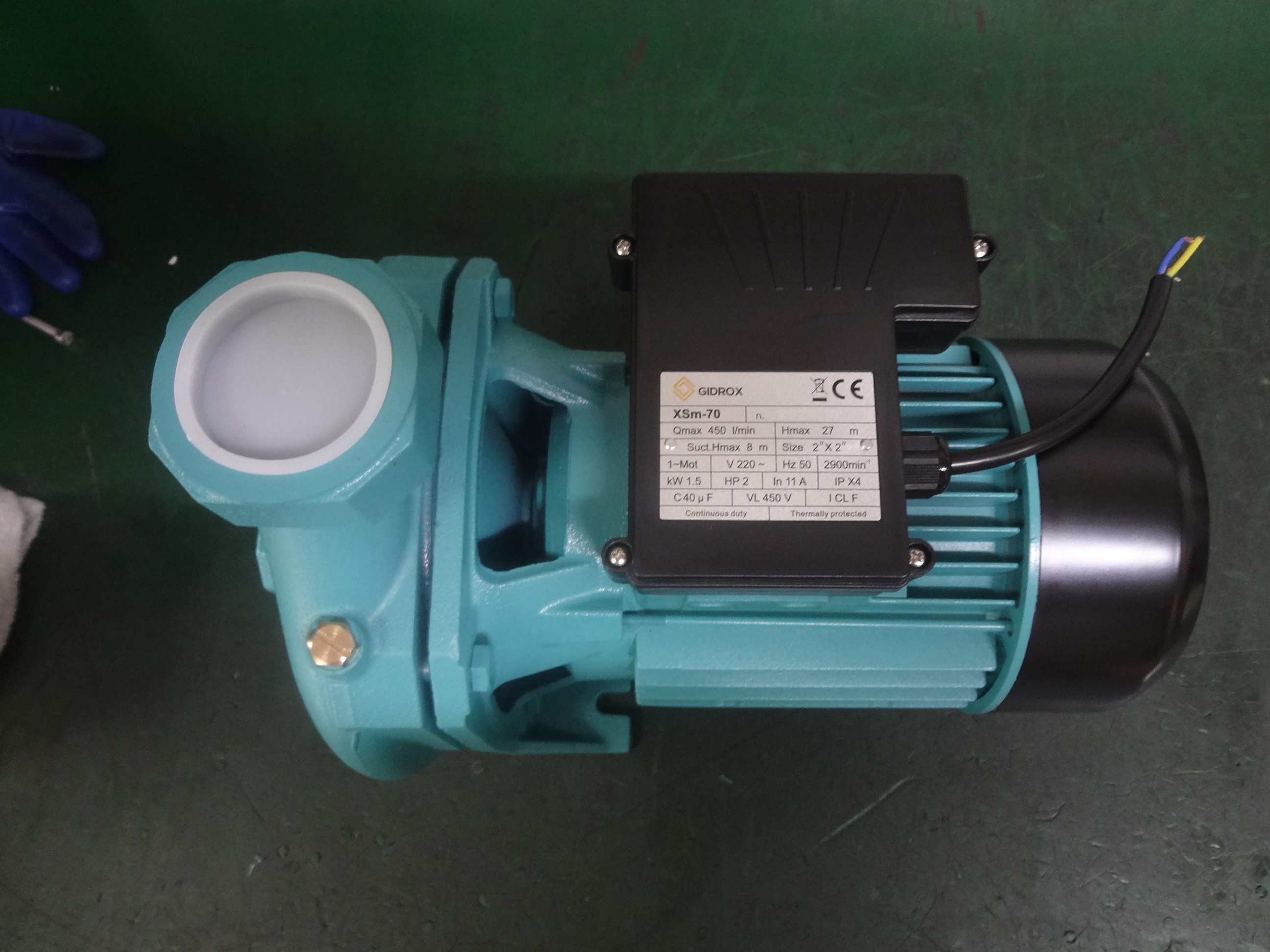 Horizontal Centrifugal Pump Irrigation Fire Fighting High Pressure  Water Pump1.5Hp 2 hp centrifugal water pump