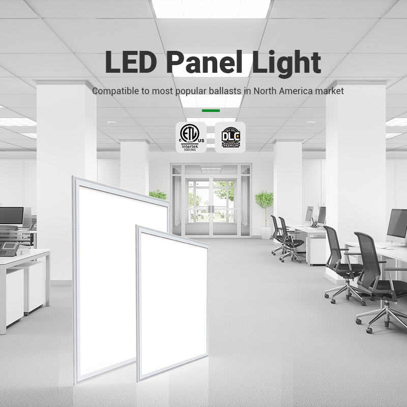 US in stock 2x2 2x4FT led ceiling panel lighting 30W 38W 40W 50W 60W 72W no flicker recessed square led panel light