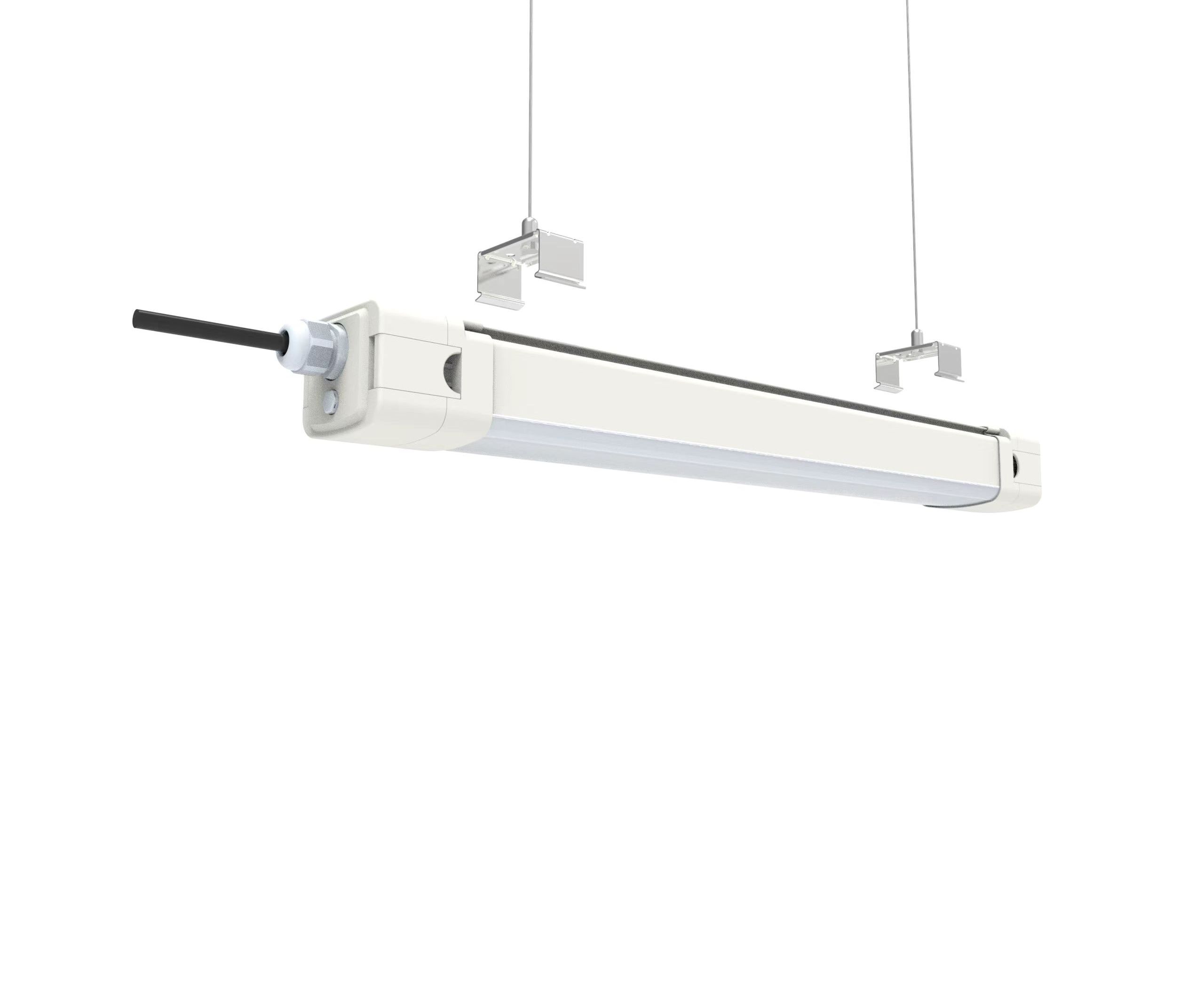 LED Tri-proof lights IP65  linear vapor tight lighting in USA warehouses for farm