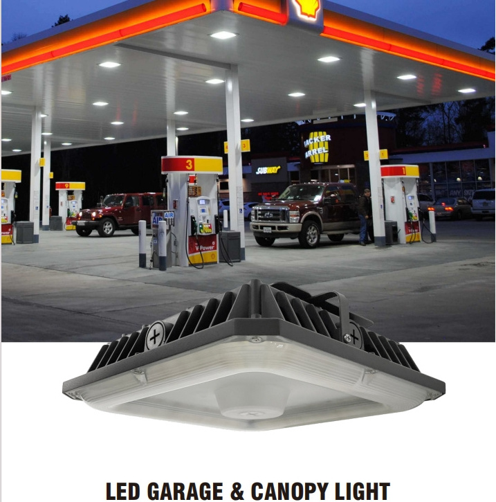 UL& DLC certified high quality canopy light with motion sensor