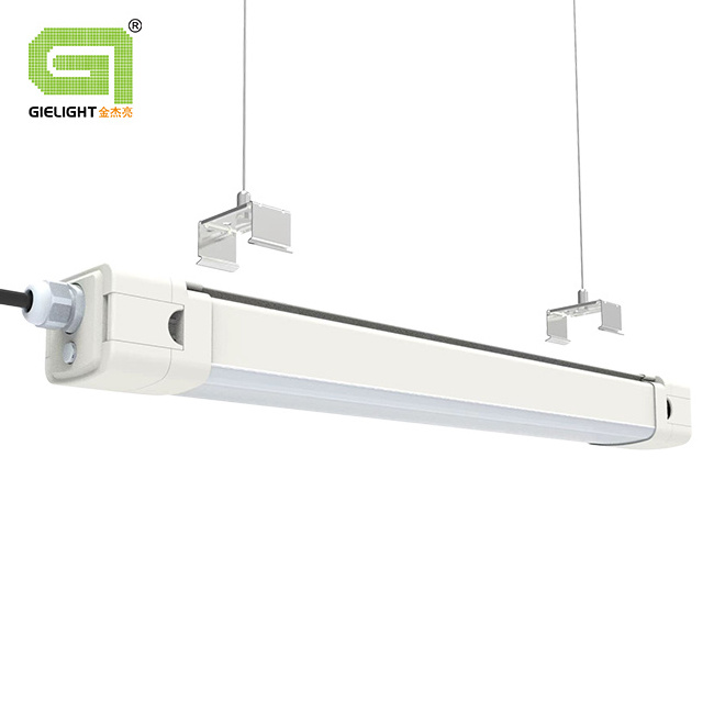 High Bright IP65 4ft 8ft Vapor Proof Tight LED Tri-proof Linear Waterproof Tube Light Fixture For Wet Location