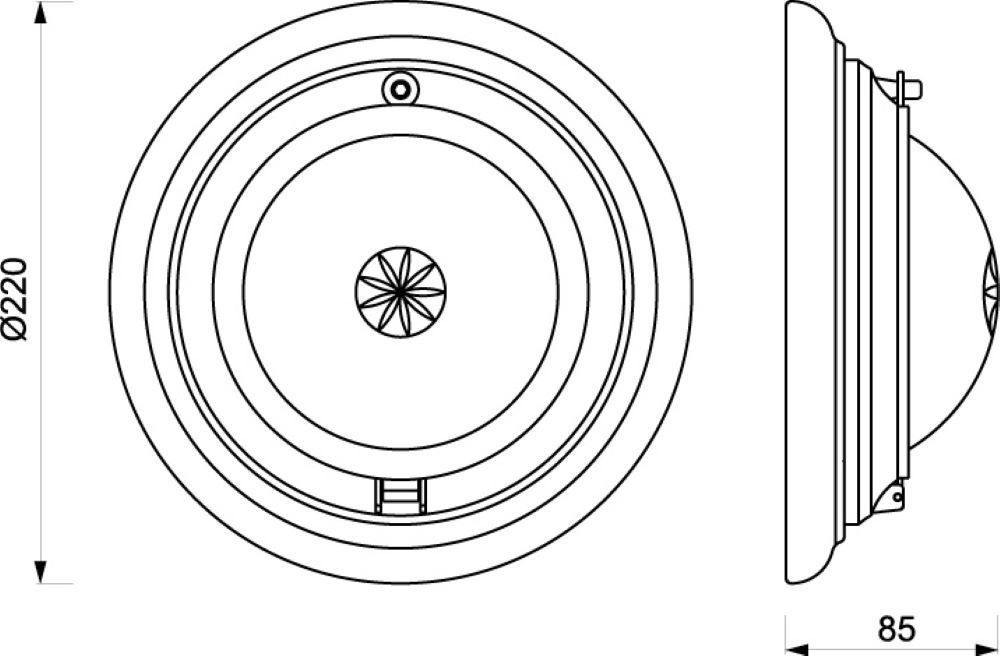 Chromed Round Brass Lamp For Inside 3000K Made in Italy lighting product led light for indoor for Pubs and restorants