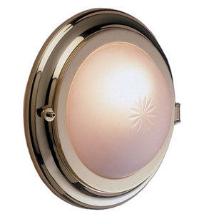 Lacquered Round Brass Lamp For Inside 3000K Made in Italy lighting product indoor lighting  for decoration pubs restorants