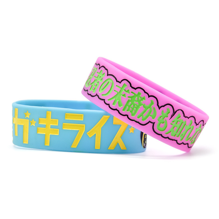 printing debossed silicon bracelet making machine bands custom silicon wristband for personalized gifts