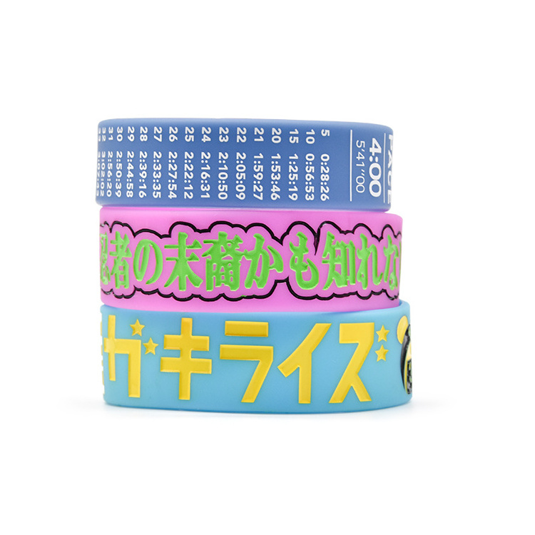 printing debossed silicon bracelet making machine bands custom silicon wristband for personalized gifts